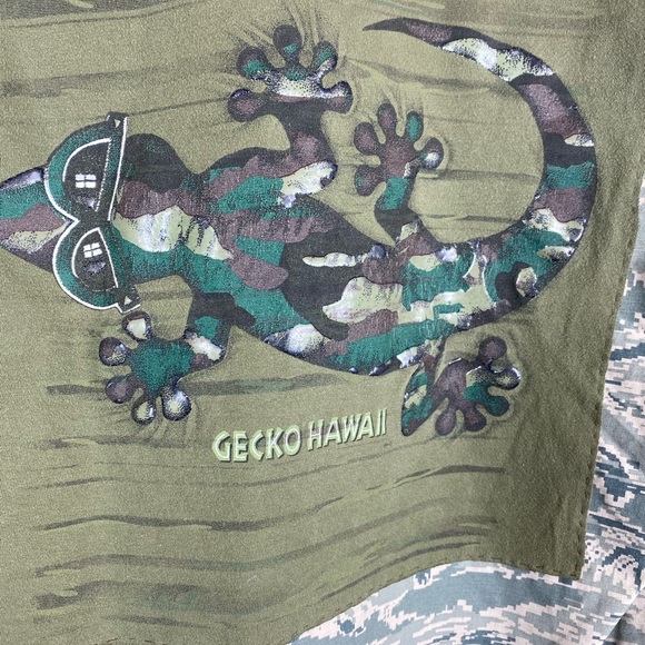 Custom Hand Sewn Gecko Hawaii Camouflage Jacket - Picture 6 of 7